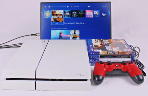 Sony ps4 white 500gb - sony,