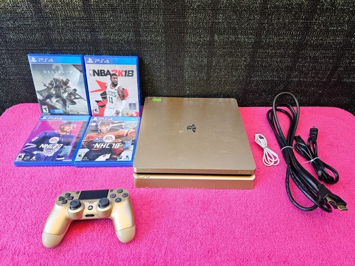 Playstation slim 1tb gold - playstation,